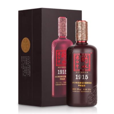 衡水老白干 白酒 1915 39度500ml 礼盒装 国产白酒